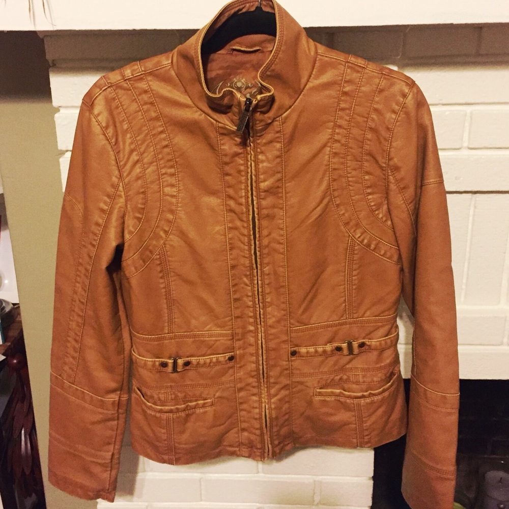 Light Brown “Leather” Jacket